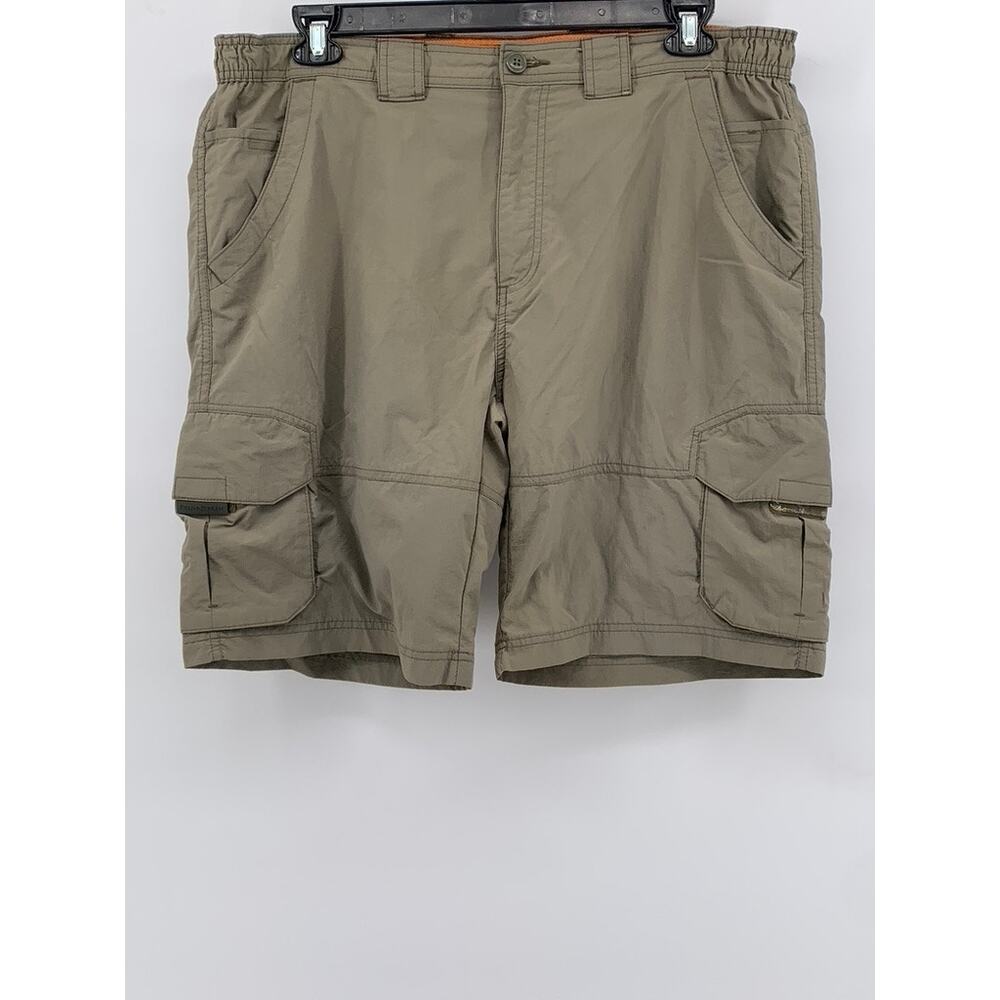 FIELD & STREAM Men's Tan Nylon Cargo Shorts SZ XL(40-42)